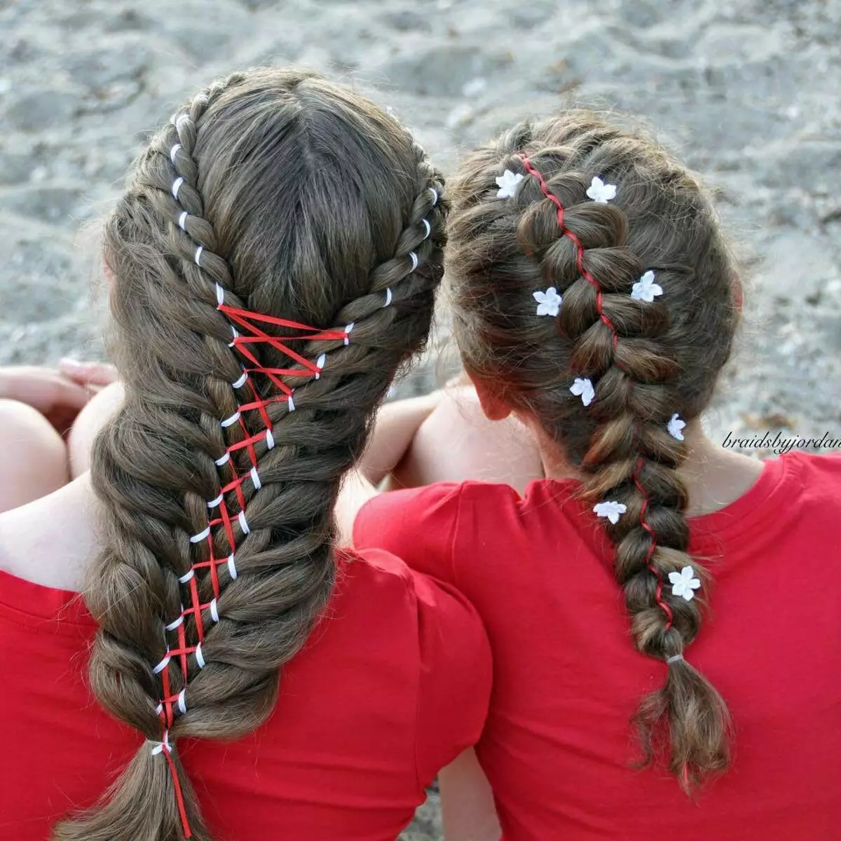 Frizūras pusaudžu meitenēm (69 fotogrāfijas): modes frizūras ar vaļīgiem matiem, iespējām gariem matiem un matu vidē, izvēle skaistu un atdzist frizūras meitenēm 12, 14 un 15 gadi 16842_46