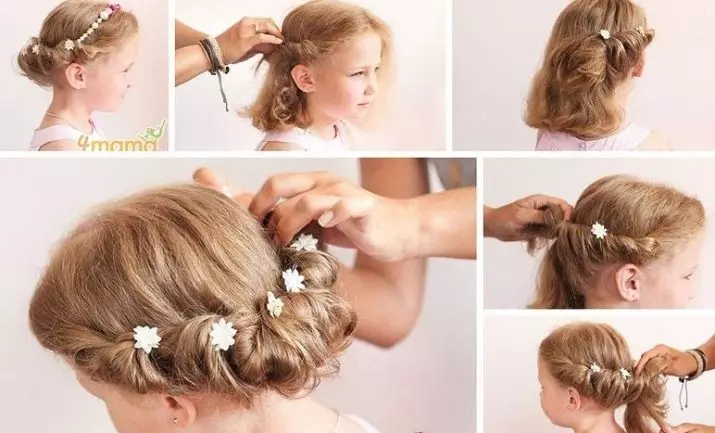Фризуре за тинејџерске девојке (69 фотографија): модни фризури са лабавим косом, опције за дугу косу и средњу дужину косе, избор прелепих и хладних фризура за девојчице 12, 14 и 15 година 16842_60