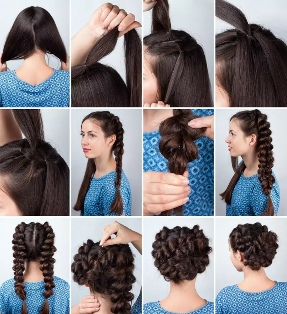Frizūras pusaudžu meitenēm (69 fotogrāfijas): modes frizūras ar vaļīgiem matiem, iespējām gariem matiem un matu vidē, izvēle skaistu un atdzist frizūras meitenēm 12, 14 un 15 gadi 16842_9