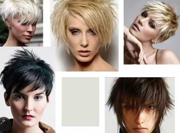 Haircut Bob for kort hår (92 bilder): Funksjoner for kvinner frisyrer, valg av et alternativ for kvinner 50 år, beskrivelse av forkortede og flerlags hårklipp og andre alternativer 16870_33