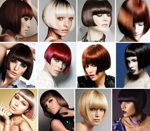 Haircut Bob for kort hår (92 bilder): Funksjoner for kvinner frisyrer, valg av et alternativ for kvinner 50 år, beskrivelse av forkortede og flerlags hårklipp og andre alternativer 16870_37