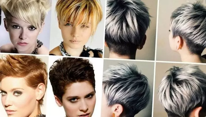 Haircut Bob for kort hår (92 bilder): Funksjoner for kvinner frisyrer, valg av et alternativ for kvinner 50 år, beskrivelse av forkortede og flerlags hårklipp og andre alternativer 16870_40