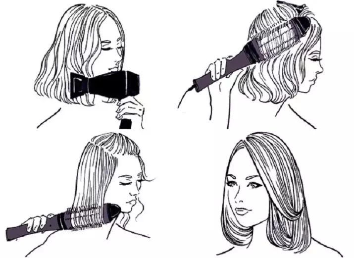 Kısa bakım (95 fotoğraf): farklı uzunluklarda saç kesimleri, şenlikli kadın saç modelleri, trendy boyama ile saç kesimi örnekleri 16924_77