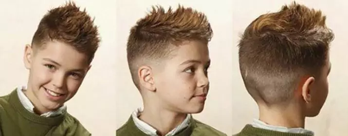 Kratke frizure za tinejdžerske dječake (40 fotografija): Modesne frizure za kratku kosu, elegantne frizure za momke 16940_38