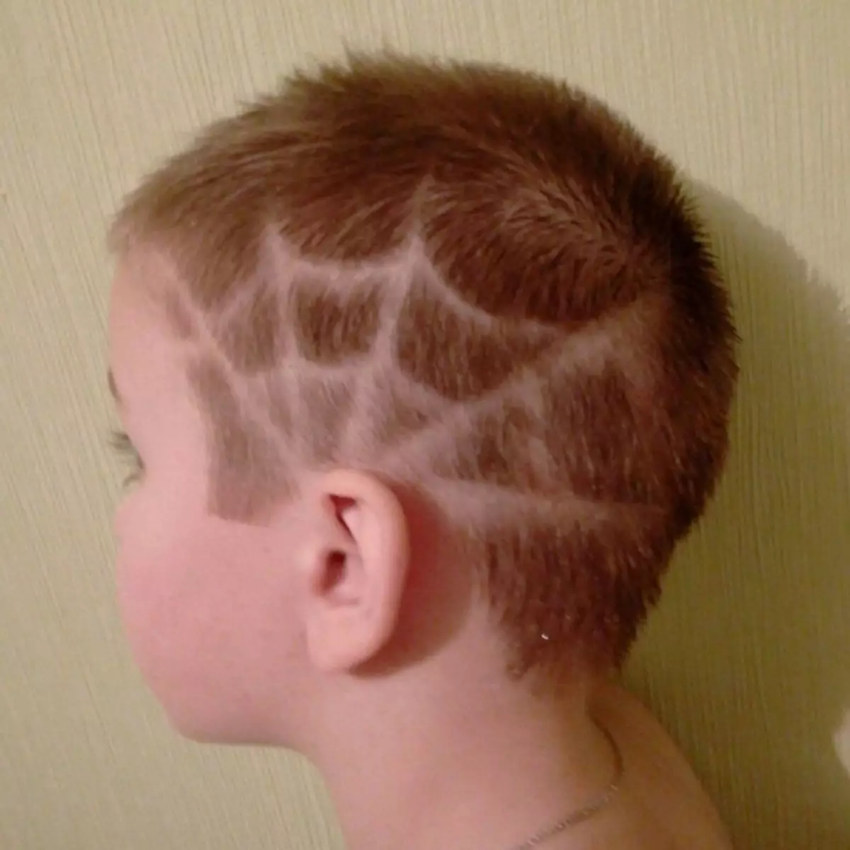 Κούρεμα για ένα αγόρι με ένα μοτίβο (40 φωτογραφίες): Παιδικά hairstyles με μοτίβα, μοντέρνα σχέδια σε ναούς 16944_18