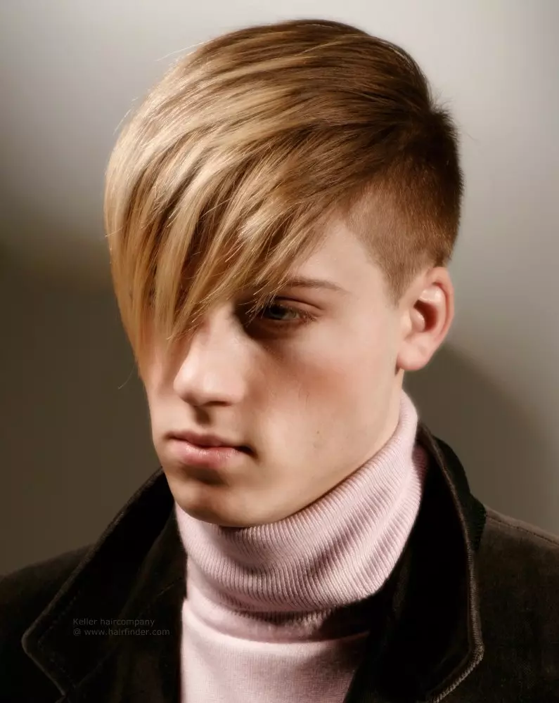 Haircuts a tizenéves fiúkhoz (92 fotók): divatos ifjúsági frizurák a fiatal férfiak számára, vicces lehetőségek, legjobb modell stílusos hajvágások 16945_42