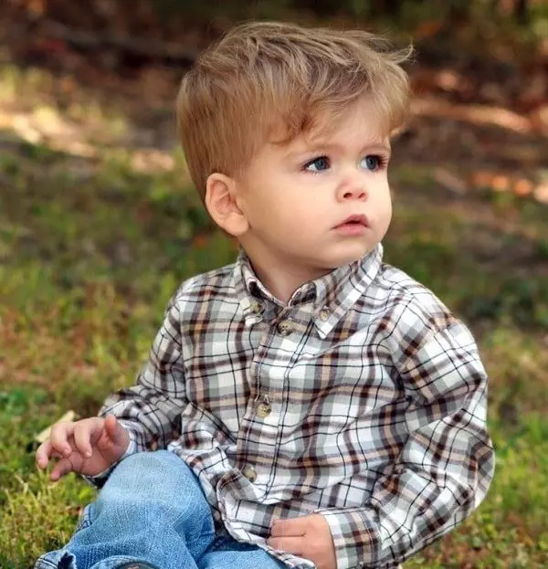 Haircuts little boys (photo 43): hairstyles for kids 2 years old, trendy haircuts for children one year old boy 16950_2