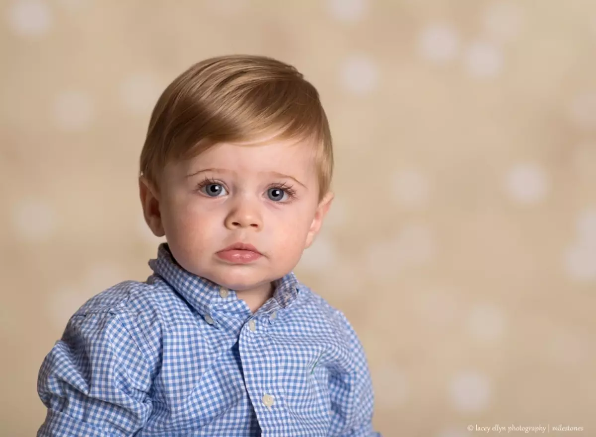 小男孩的理发（43张照片）：2年的儿童发型，时尚婴儿发型为一年的男孩 16950_21