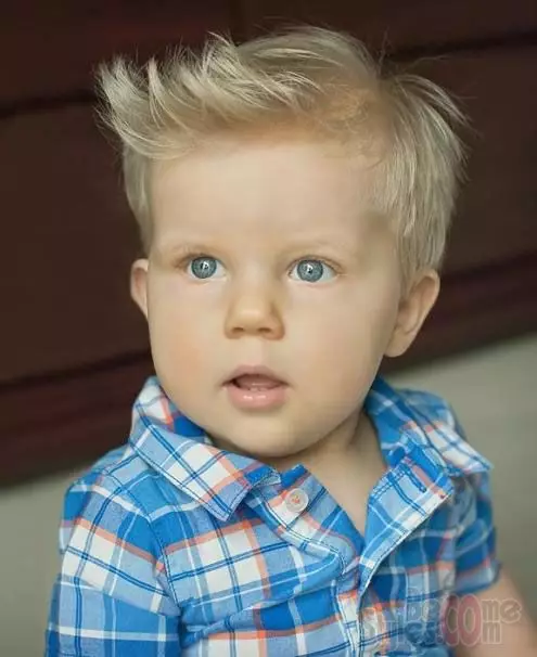 小男孩的理发（43张照片）：2年的儿童发型，时尚婴儿发型为一年的男孩 16950_31