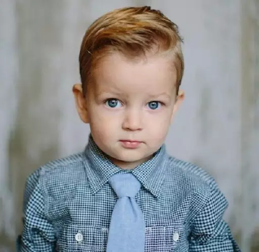 小男孩的理发（43张照片）：2年的儿童发型，时尚婴儿发型为一年的男孩 16950_9