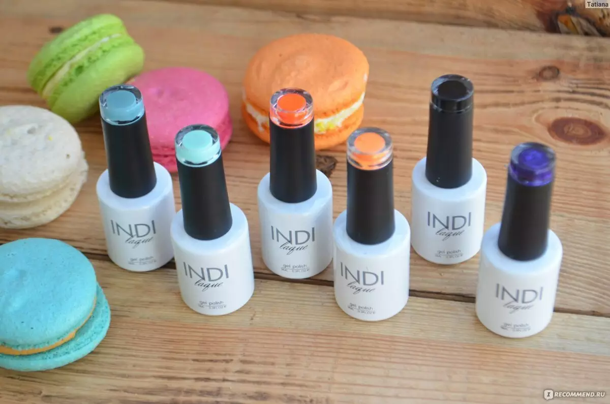 Indi Gel Varnish (54 сүрөт): палитрада түстүү бөлмөлөр, мырзалардын сын-пикирлери 16994_7