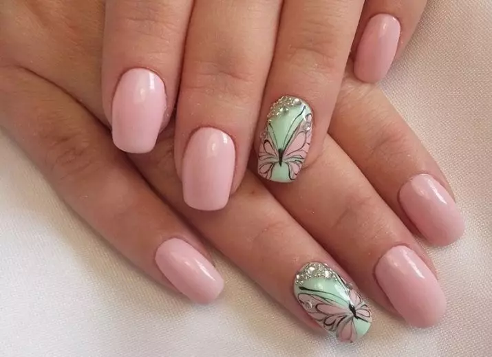 Gentle manicure Shellac (36 photos): Pastel tones on the nails. Beige, pink and other bright shades in manicure design 17002_32