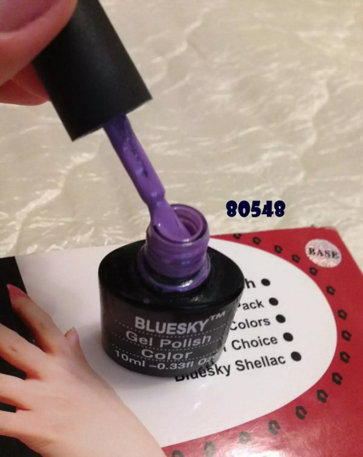 Bluesky gel laka (106 fotoattēli): krāsu sastāvs un palete, seguma glabāšanas laiks, kapteiņu atsauksmes 17008_103