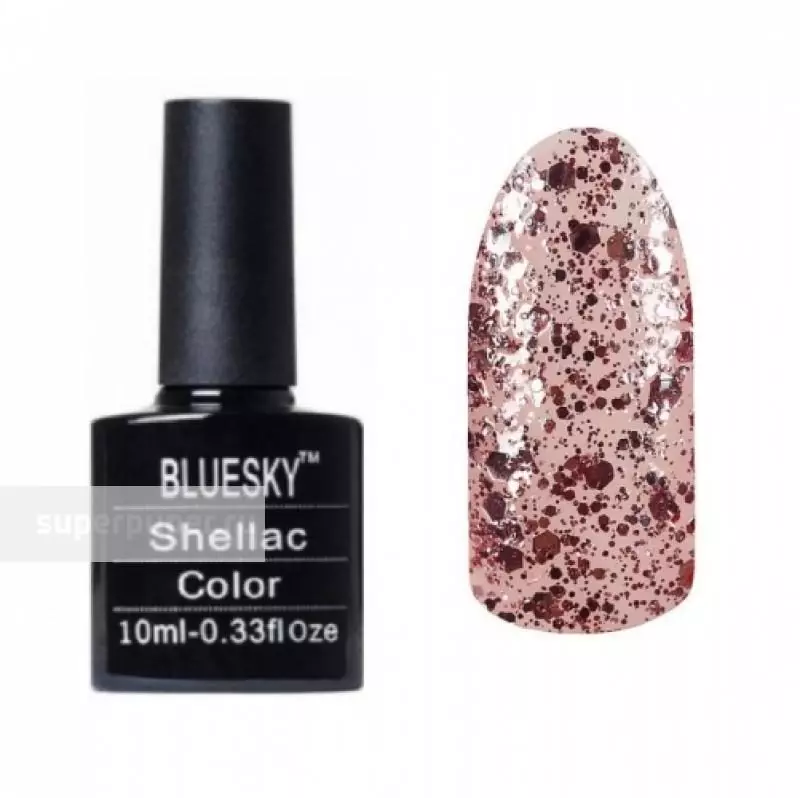 Bluesky Gel Lacquer (106 argazki): Koloreen konposizioa eta paleta, estalduraren iraupena, masterraren berrikuspenak 17008_84