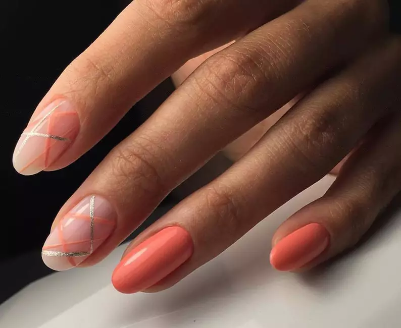 Oval nagelform (68 bilder): hur man gör oval på långa naglar hemma? 17024_13