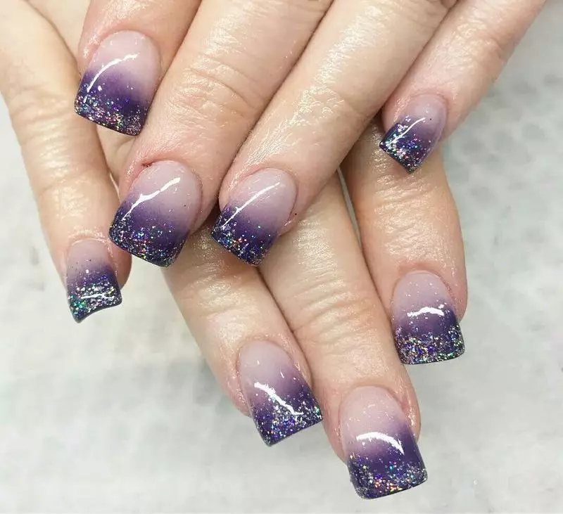 Trapezoidal nails: ideas for manicure design. How to fix the nails in the form of a trapezium? 17039_2