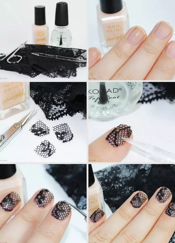 Manicure On Round Nails (38 foto): Ide-ide indah untuk desain manikur dengan bentuk bulat dan setengah lingkaran 17043_29