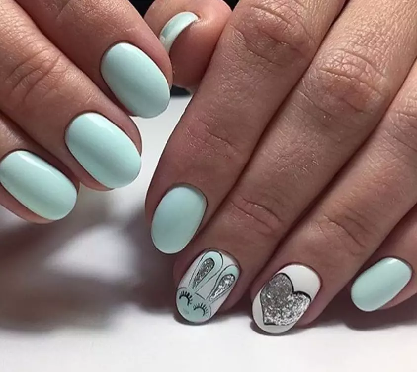 Manicure op ronde nagels (38 foto's): mooie ideeën voor manicureontwerp met ronde en halfronde vorm 17043_5