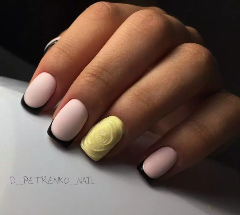 киң кадак (28 фото) буенча manicure: рәвешле буенча nail дизайн 17044_25