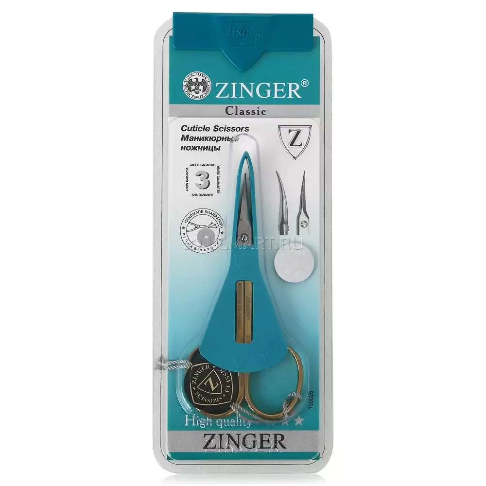 Gërshërë për cuticle: Si të zgjidhni kumor-pincë profesionale dhe trimmers zinger ose yoko për të hequr cuticle? 17054_17