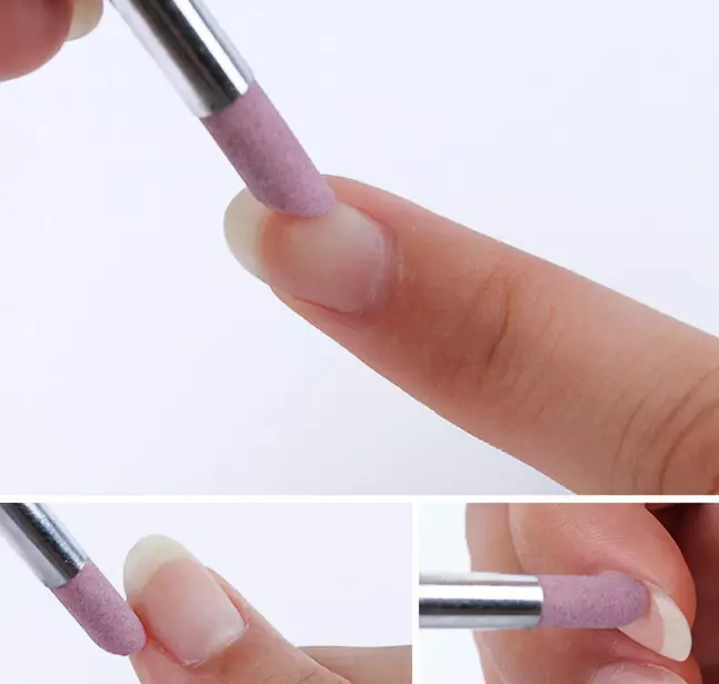 Cuticle Pink: Vad ska man välja en laser, keramik eller diamant? Hur man använder den för att ta bort nagelbandet? Recensioner 17086_12