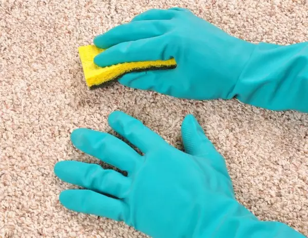 How to remove nail polish from the carpet? How can you drop the dried spot? Effective ways to remove and remove stains 17136_13