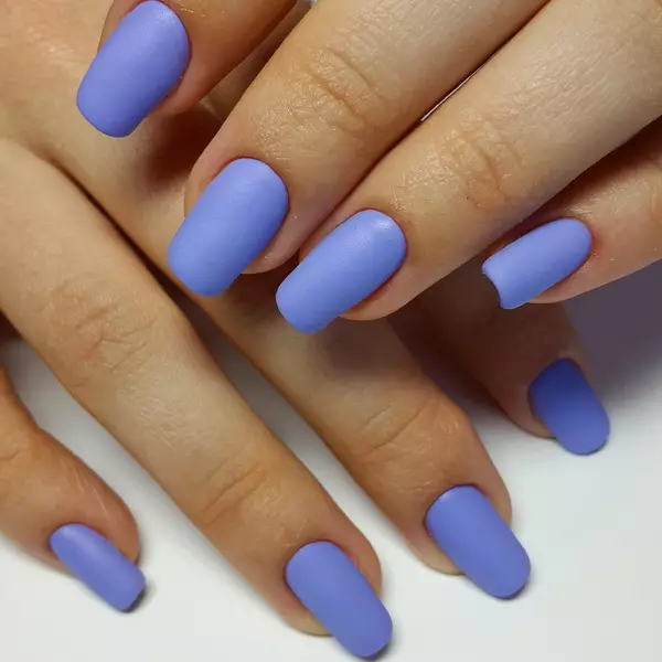Bright manikir (114 slike): sočne manikir za duge nokte u svijetle boje, stilski mat manikir u plavim tonovima 17177_25