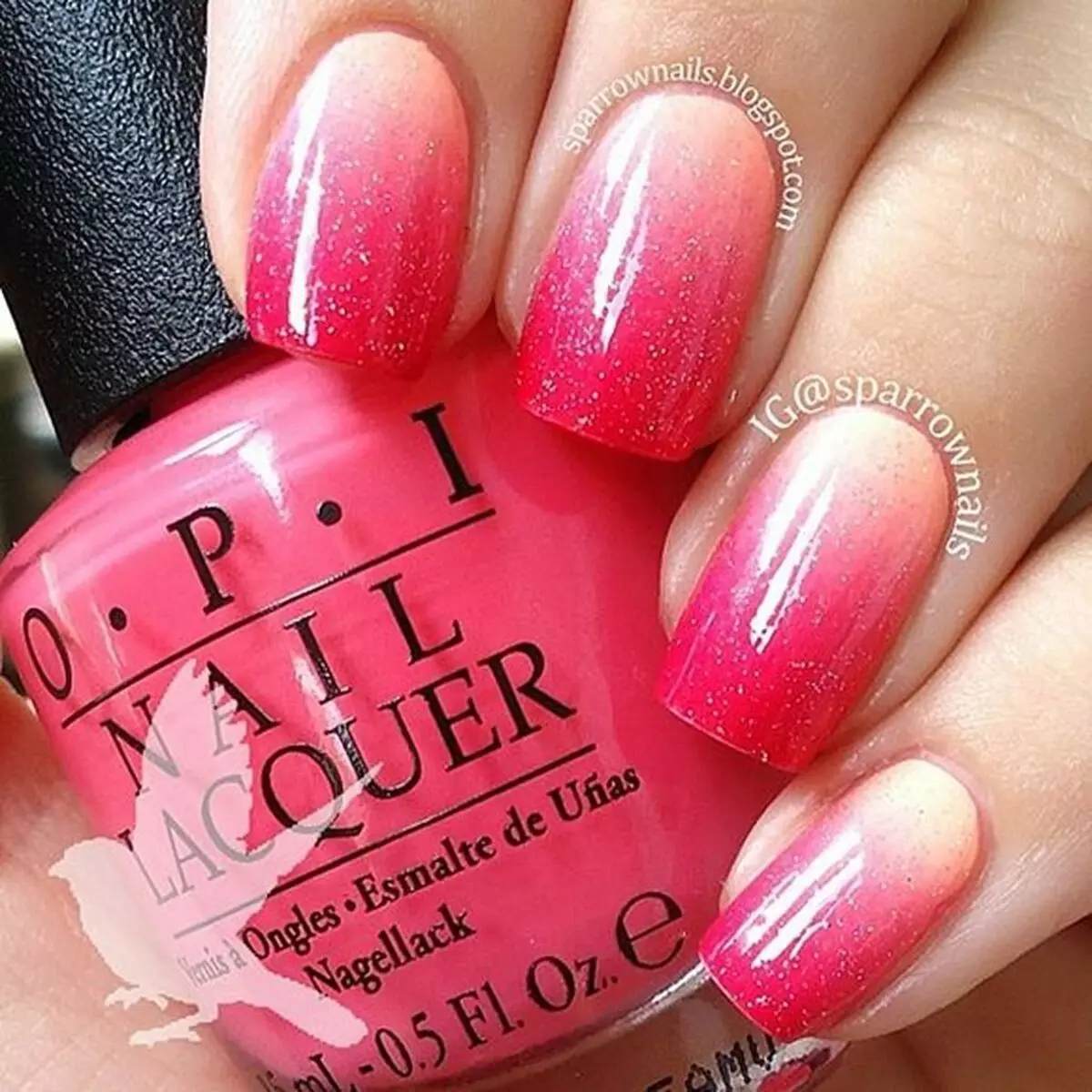 I-Red-Pink Manicure (Izithombe ezingama-26): Izipikili Design Imibono 17196_15