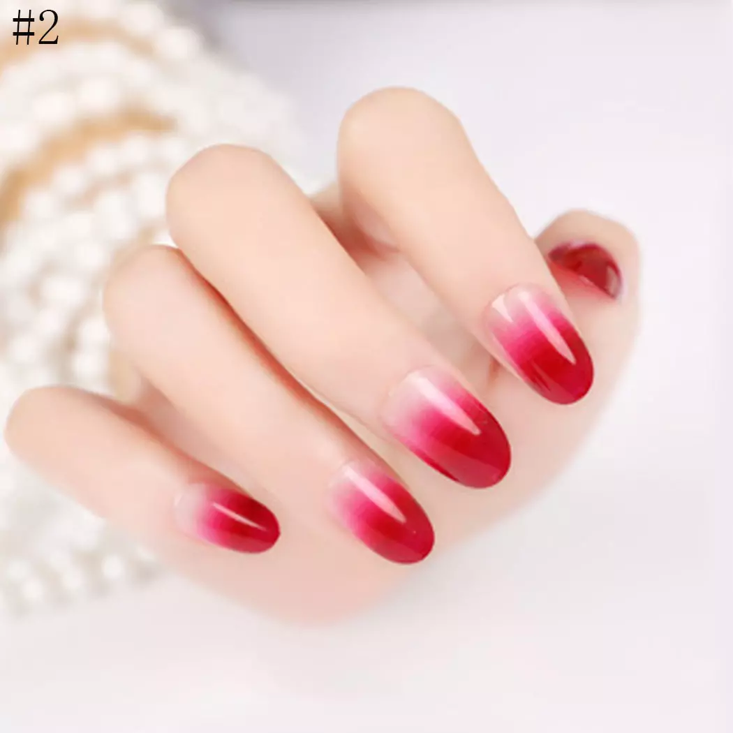 I-Red-Pink Manicure (Izithombe ezingama-26): Izipikili Design Imibono 17196_5