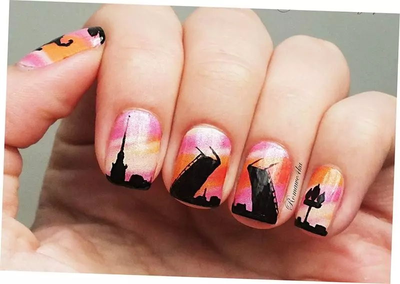 Mooie zomer manicure (75 foto's): Kies een stijlvol en chique ontwerp op de nagels voor de zomer 17197_16