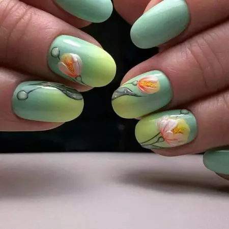 Mooie zomer manicure (75 foto's): Kies een stijlvol en chique ontwerp op de nagels voor de zomer 17197_70