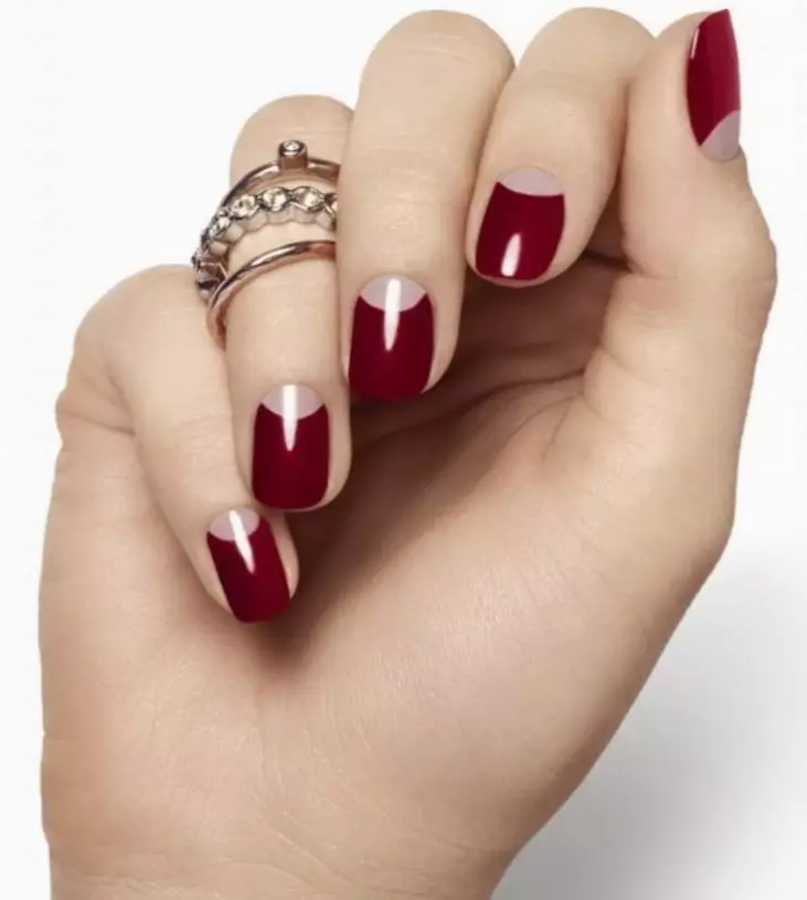 馬薩拉顏色修指甲（60張照片）：釘子設計與馬薩拉清漆，婚禮修指甲的想法 17204_15