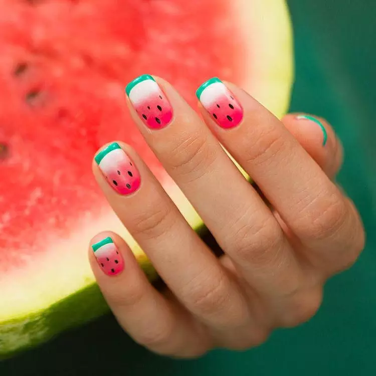 Acid nails (49 photos): design manicure and bright color 17219_45