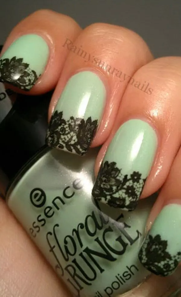 Olive Manicure (32 myndir): Nagli Hönnun Hugmyndir ólífuolía 17233_19