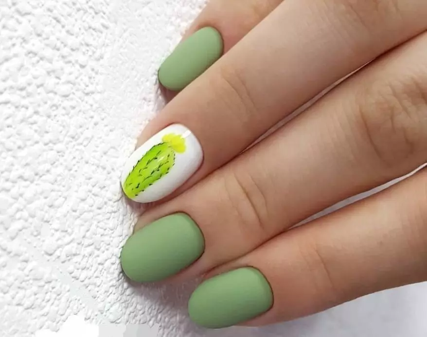 Olive Manicure (32 myndir): Nagli Hönnun Hugmyndir ólífuolía 17233_30