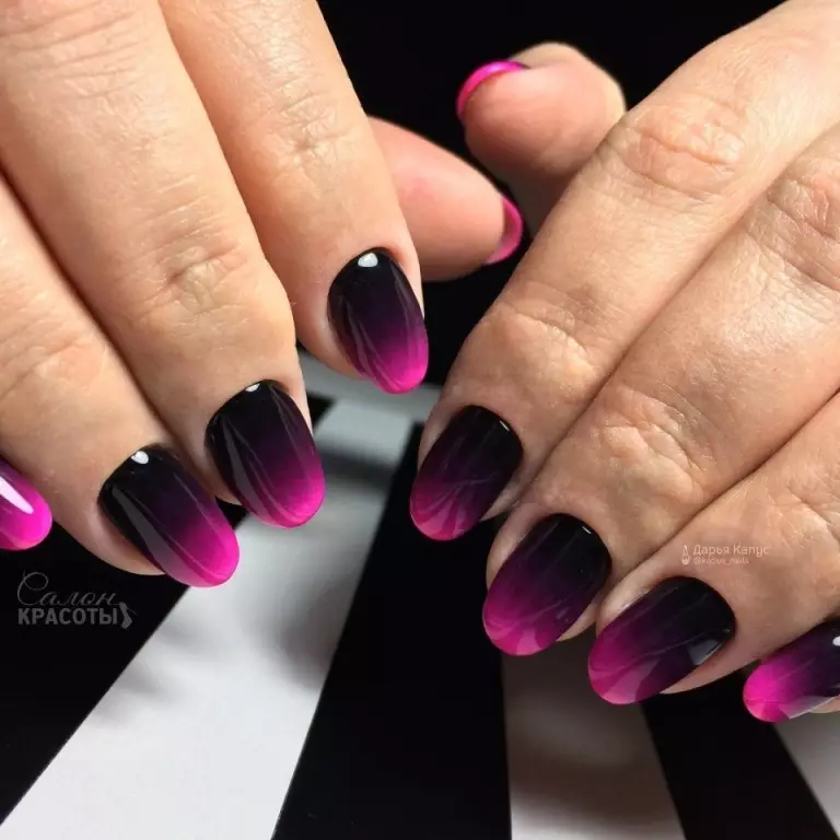 Plum Manicure（41枚の写真）：梅の色付きのネイルデザイン 17238_25