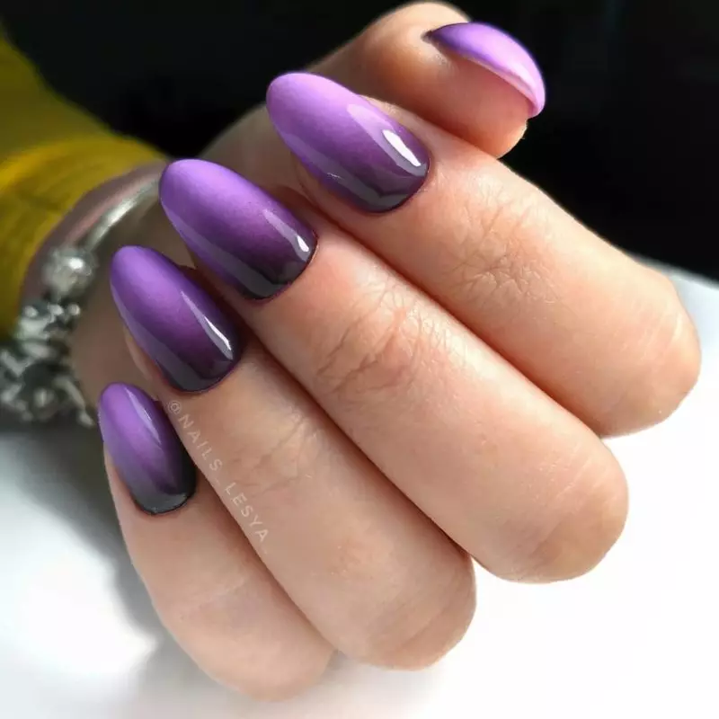 Plum Manicure（41枚の写真）：梅の色付きのネイルデザイン 17238_28