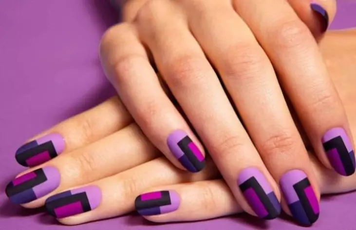 Manicure Manicure (Linepe tse 40): Eggplant Colour - 17249_24