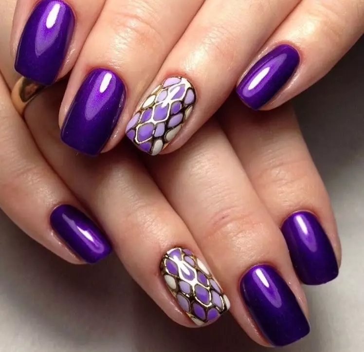 Manicure Manicure (Linepe tse 40): Eggplant Colour - 17249_31