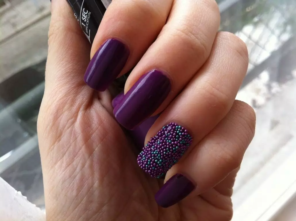 Manicure Manicure (Linepe tse 40): Eggplant Colour - 17249_37