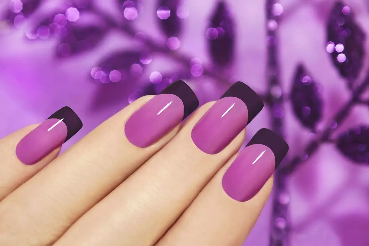 SKEY-LILAC Manicure (45 bilder): Nail design i ljusa lila och violett nyanser 17254_38