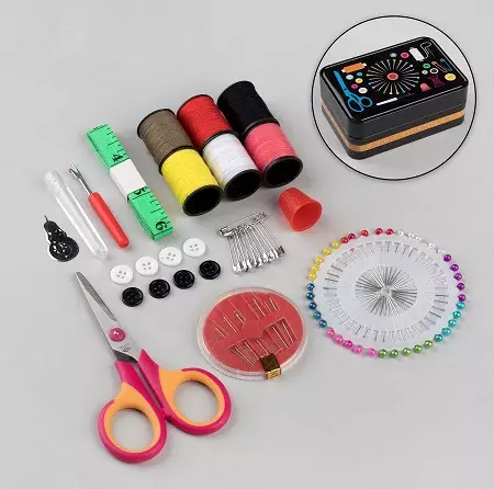 Establecer para coser: sets de costura y para el hogar, mini-kits y excelentes opciones, consejos de selección 17360_3