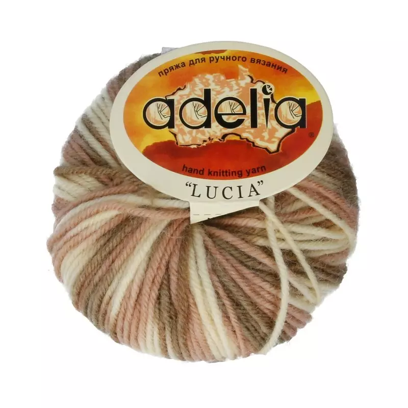 Пряжа adelia купить. Пряжа Adelia "Coral" 95% шерсть, 5% акрил 50 г 200 м. Пряжа шерсть 100% Adelia Lucia.
