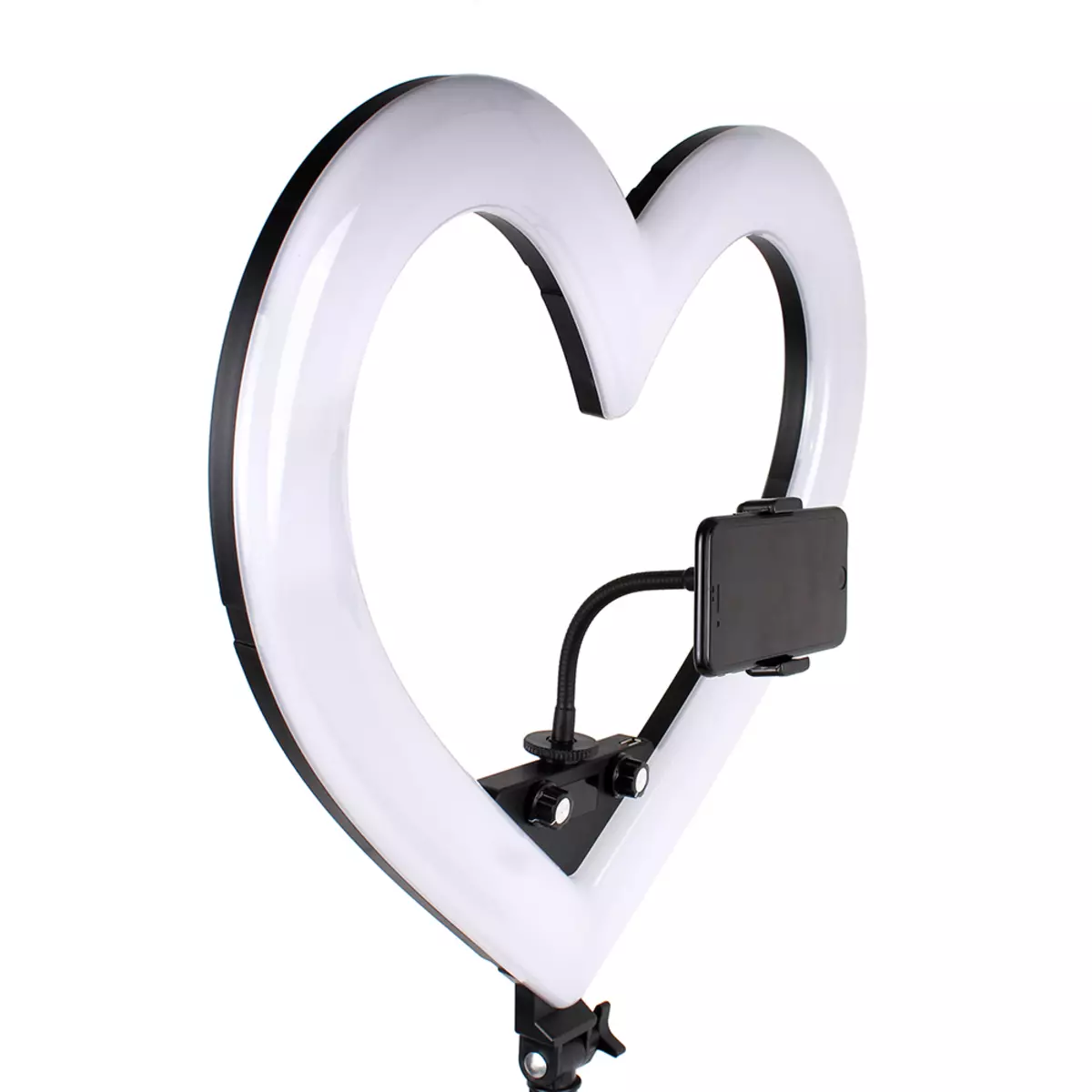 lampe bague Hearted: un modèle en forme de coeur avec un trépied pour selfie, leurs nuances de leur choix 17404_4