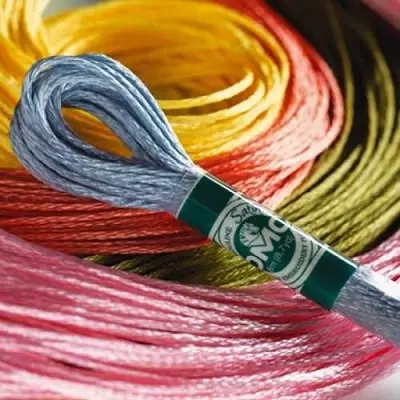 Mulina DMC: Palette farver tråde til broderi. Hvor mange meter i en ting? Funktioner og sorter 17428_30