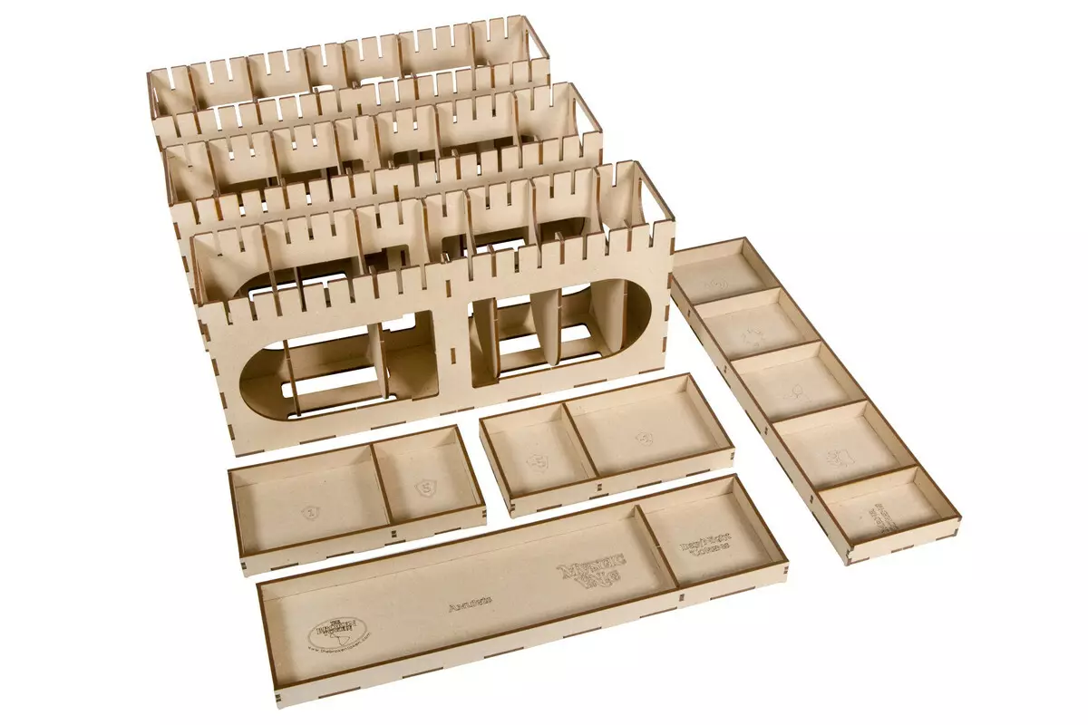 Organizzatore per Mulina: modelli in legno per la conservazione di fili e plastica. Come renderlo con le tue mani e come usarlo? 17429_21
