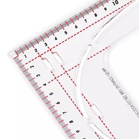 Línea PORTNOVO: reglas de gran escala: patrones de costura y línea de 1 a 2 metros, madera y otros para cortar. ¿Cómo usarlos? 17439_4