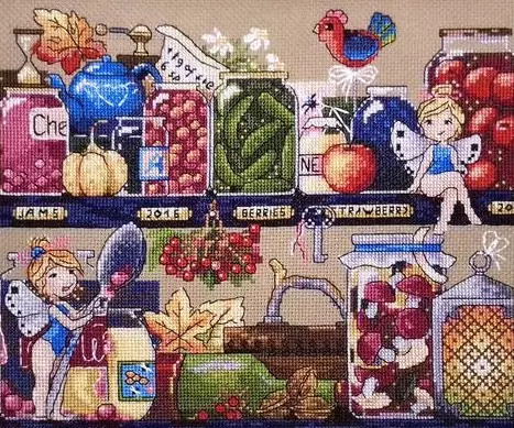 Merejka tikandid komplektid: Cross-Stitch, 