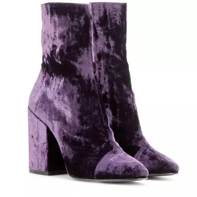 紫色踝靴（38张）：穿什么 1789_13
