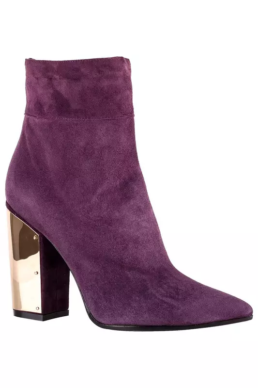 紫色踝靴（38张）：穿什么 1789_14